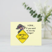 道路激怒ユーモア ポストカード (スタンド正面)