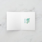 道路自転車のおもしろいフォーク カード (内部)