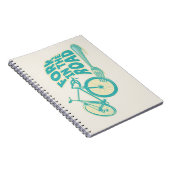 道路自転車のおもしろいフォーク ノートブック (右側)