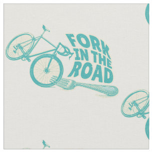 道路自転車のおもしろいフォーク ファブリック