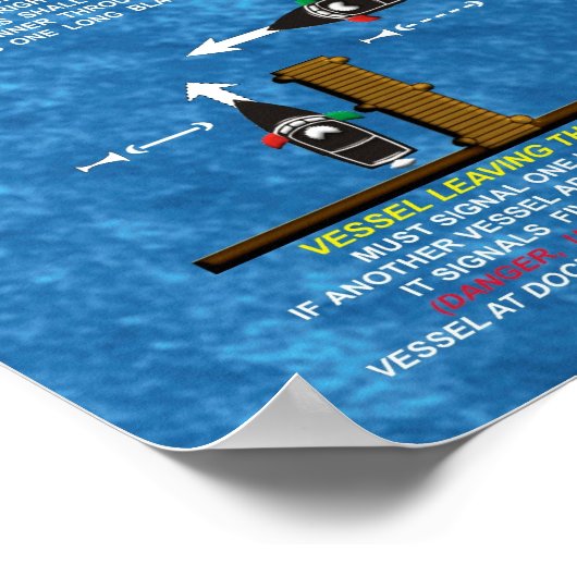 道路規則 ポスター (角)