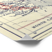 道路調査のプレートの索引 ポスター (角)