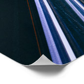 道路近距離建物 ポスター (角)