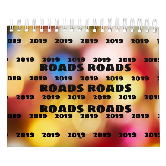 道路道路2019 カレンダー (カバー)