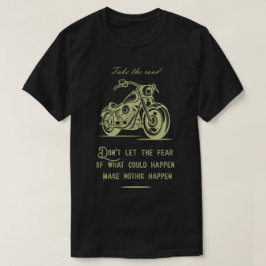 道路、オートバイデザイン。 Tシャツ