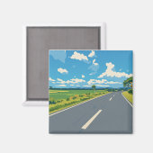 道路 マグネット (正面/裏面)