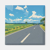 道路 マグネット (正面)