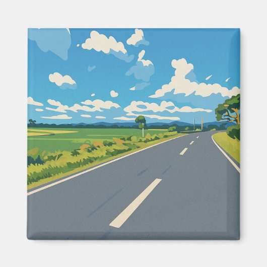 道路 マグネット (正面)