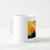 道離れを、トレイルを取る。 コーヒーマグカップ (正面左)