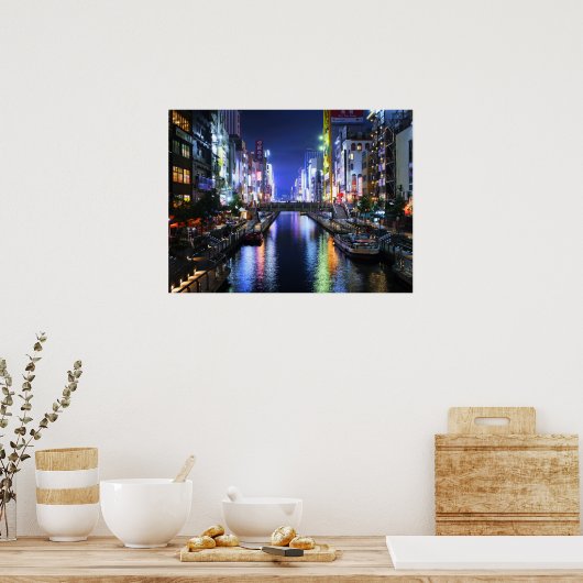 道頓堀川 ポスター (キッチン)