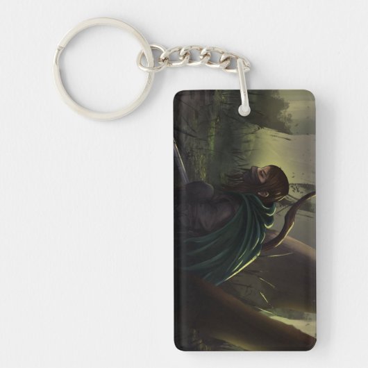 道頭部の追跡者のキーホルダー キーホルダー (正面)