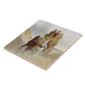 道1841年の王室のな郵便車(鍋の油 タイル (側面)