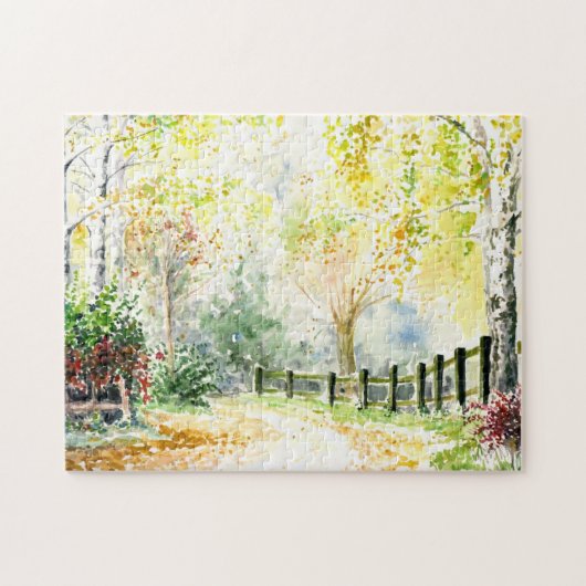 道 ジグソーパズル (横)