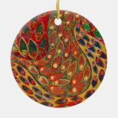 "道" (絵画) セラミックオーナメント (裏面)