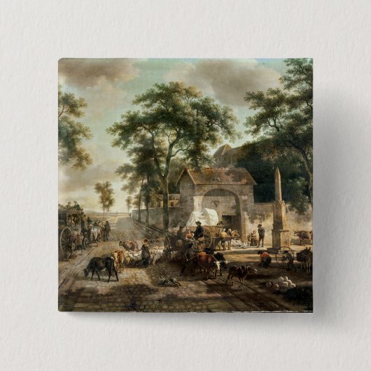 道 缶バッジ (正面)