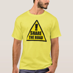 道-自転車のワイシャツ--を共有して下さい Tシャツ