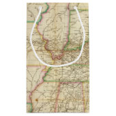 道、運河および蒸気のボートの地図 スモールペーパーバッグ (裏面)