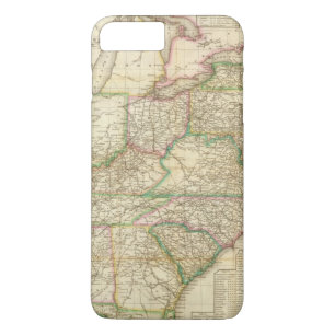 道、運河および蒸気のボートの地図 iPhone 8 PLUS/7 PLUSケース
