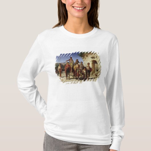 道、c.1861のジプシー家族 tシャツ (正面)