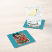 道de Champs-Elyseesのコンサートポスター スクエアペーパーコースター (インサイチュ)