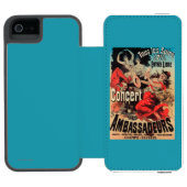 道de Champs-Elyseesのコンサートポスター Incipio iPhoneウォレットケース (フォリオオープン)