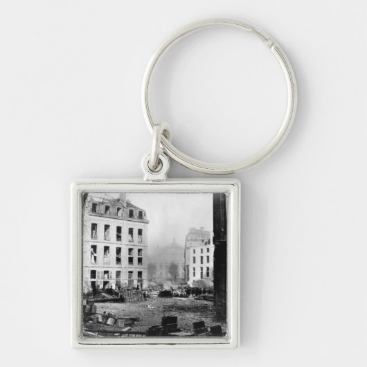 道de l'Operaの建物 キーホルダー (正面)