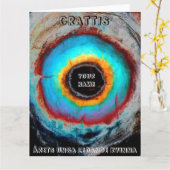 達成お祝いの成功した認識 カード (黄色い花)