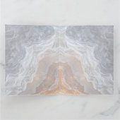 達成お祝いの成功した認識 カード (内部)