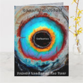 達成お祝いの成功した認識 カード (黄色い花)