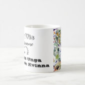 達成お祝いの成功した認識 コーヒーマグカップ (中央)