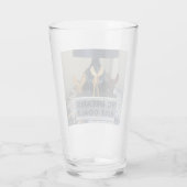 達成したゴールと夢への応援 タンブラーグラス (裏面)