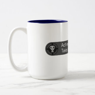 達成によって鍵を開けられるマグ ツートーンマグカップ