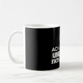 達成によって鍵を開けられる父権のコーヒー・マグ コーヒーマグカップ (左)