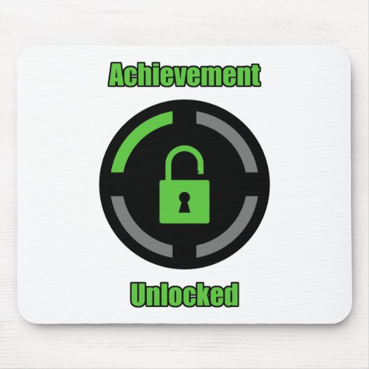 達成のロック解除 マウスパッド (正面)