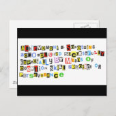 達成の定義 ポストカード (正面/裏面)