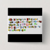 達成の定義 缶バッジ (正面)