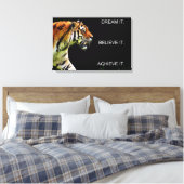 達成の成功モチベーション キャンバスプリント (インサイチュ (寝室))