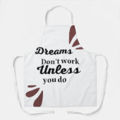 達成の本質：夢は行動を必要とする エプロン (正面)