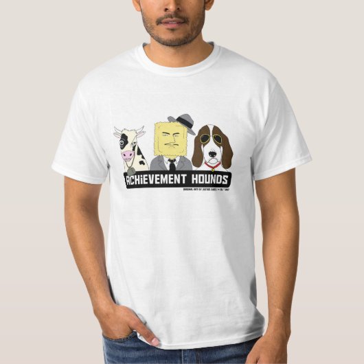 達成は主要なロゴのワイシャツを追跡します Tシャツ (正面)