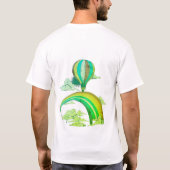 「達成への道：自分の夢を受け入れる」 Tシャツ (裏面)