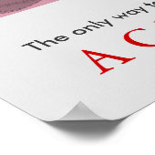 達成やる気を起こさせるレトロ野球ポップ・アートの芸術 ポスター (角)