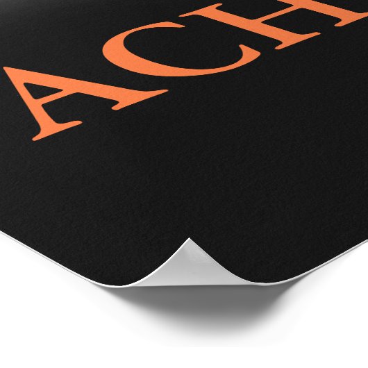 達成やる気を起こさせる白黒飼育馬 ポスター (角)