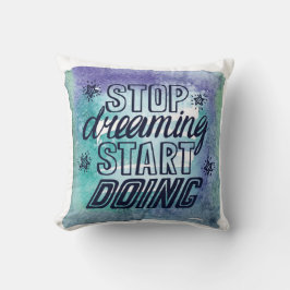 達成やる気を起こさせる者引用文デザイン クッション