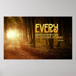 達成ポ素晴らしスタ感動的プリント ポスター