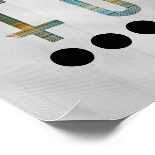 達成可能な夢 ポスター (角)