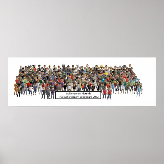 達成度Hounds 2012 TAリーダーボードポスター ポスター (正面)