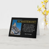 達成感動的グリーティングカード カード (黄色い花)