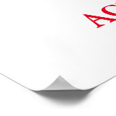 達成感動的白黒馬 ポスター (角)