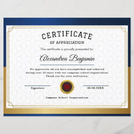 達成感謝証明書