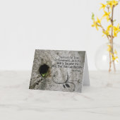 達成票のルーツ感動的・カード カード (黄色い花)